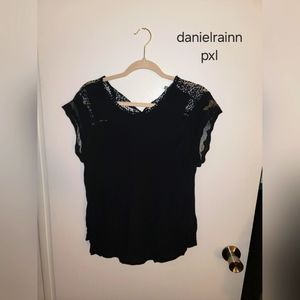 Black petite shirt